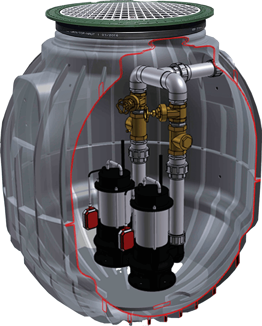 Carat Pump Station Tank - GRAF - Pump Stations Australia